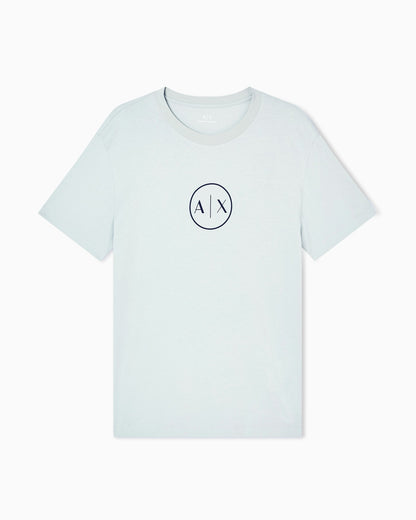 Regular fit T-shirt with round logo
