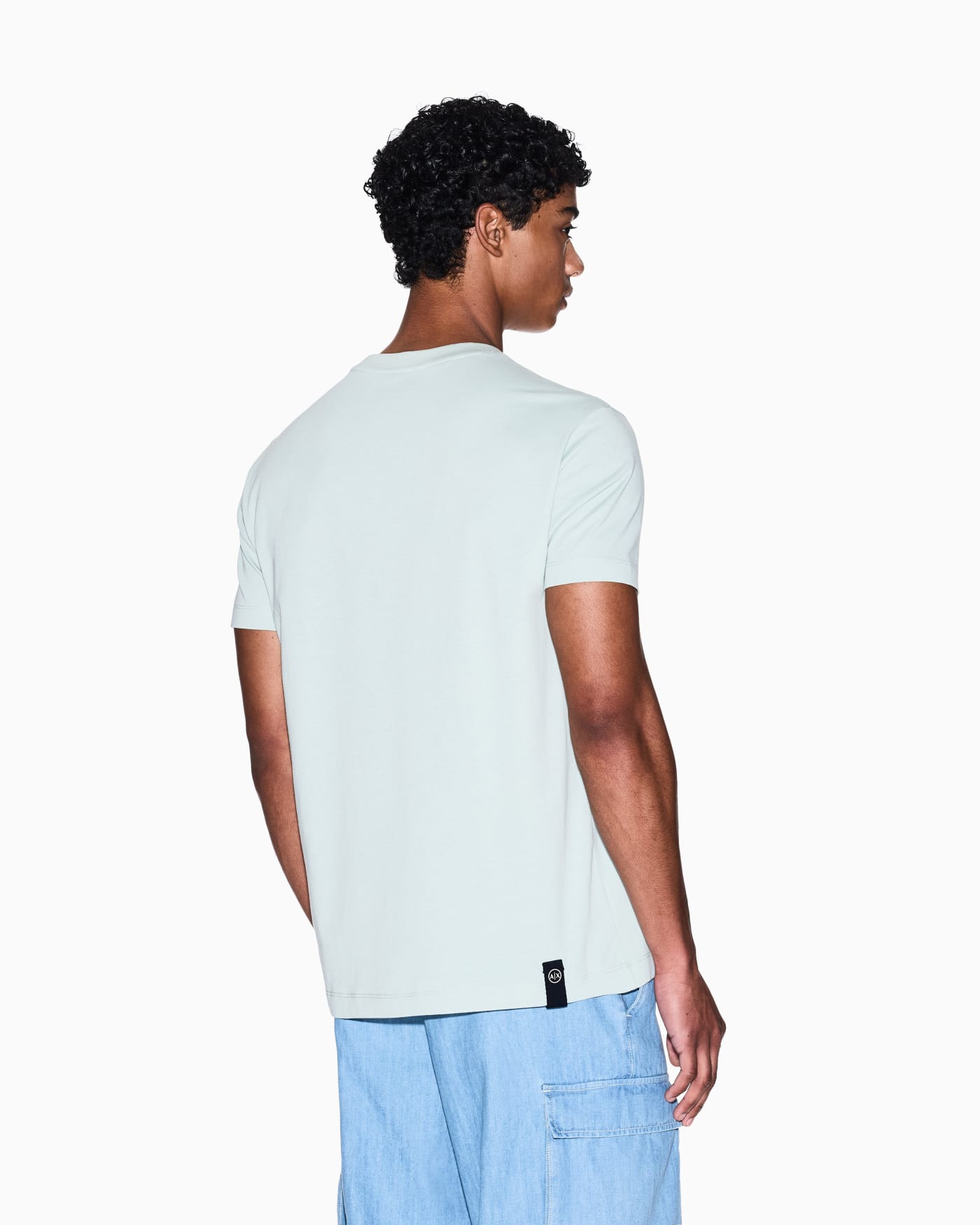 Regular fit T-shirt with round logo