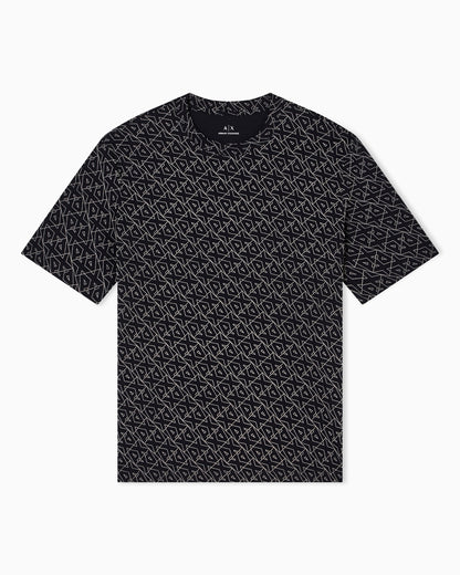 Regular fit t-shirt with allover logo