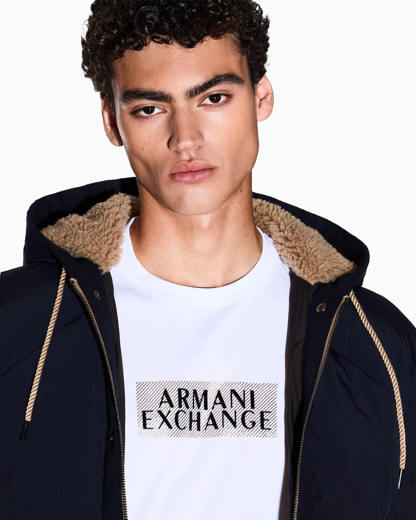 Jersey T-shirt with logo
