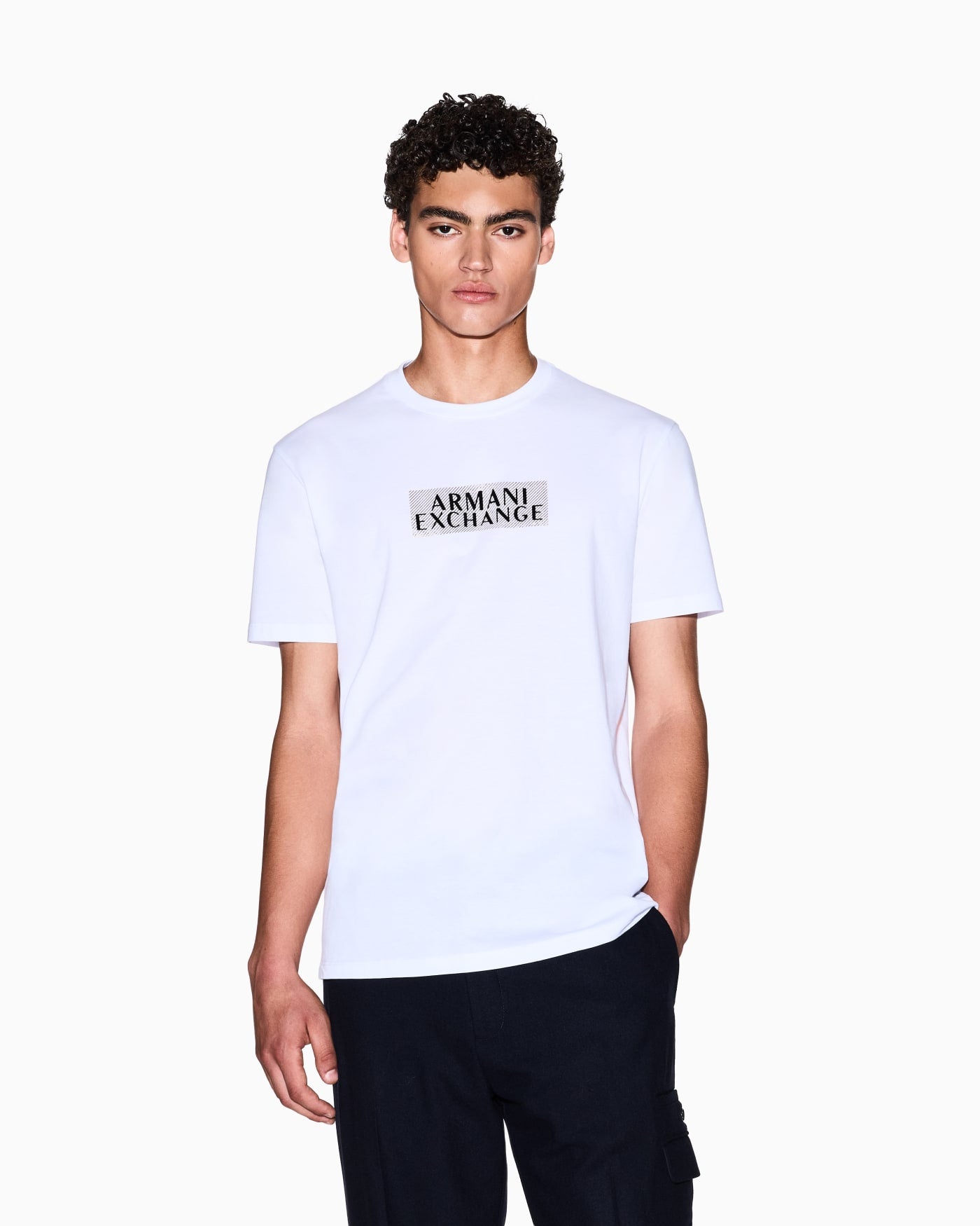 Jersey T-shirt with logo