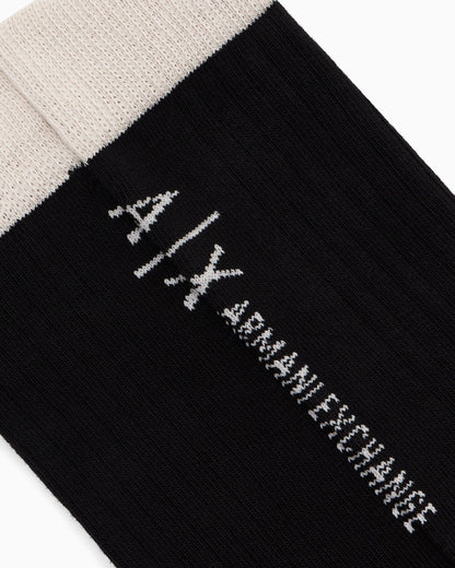 Two-tone socks