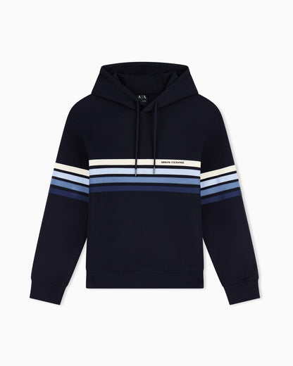 Structured Hoodie in Technical Stretch Cotton
