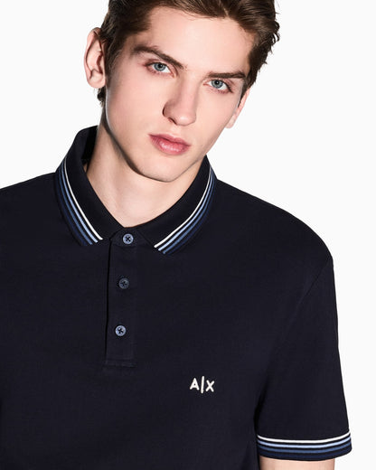 Classic Polo Shirt in Breathable Cotton Piqué