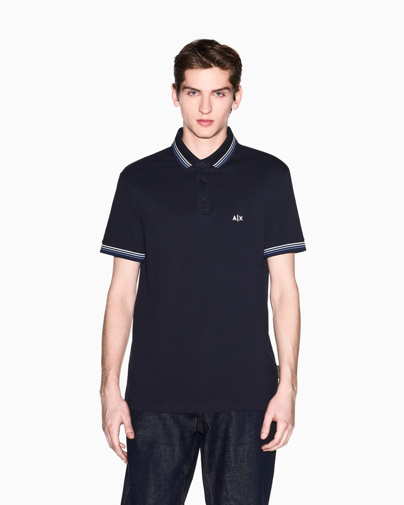 Classic Polo Shirt in Breathable Cotton Piqué