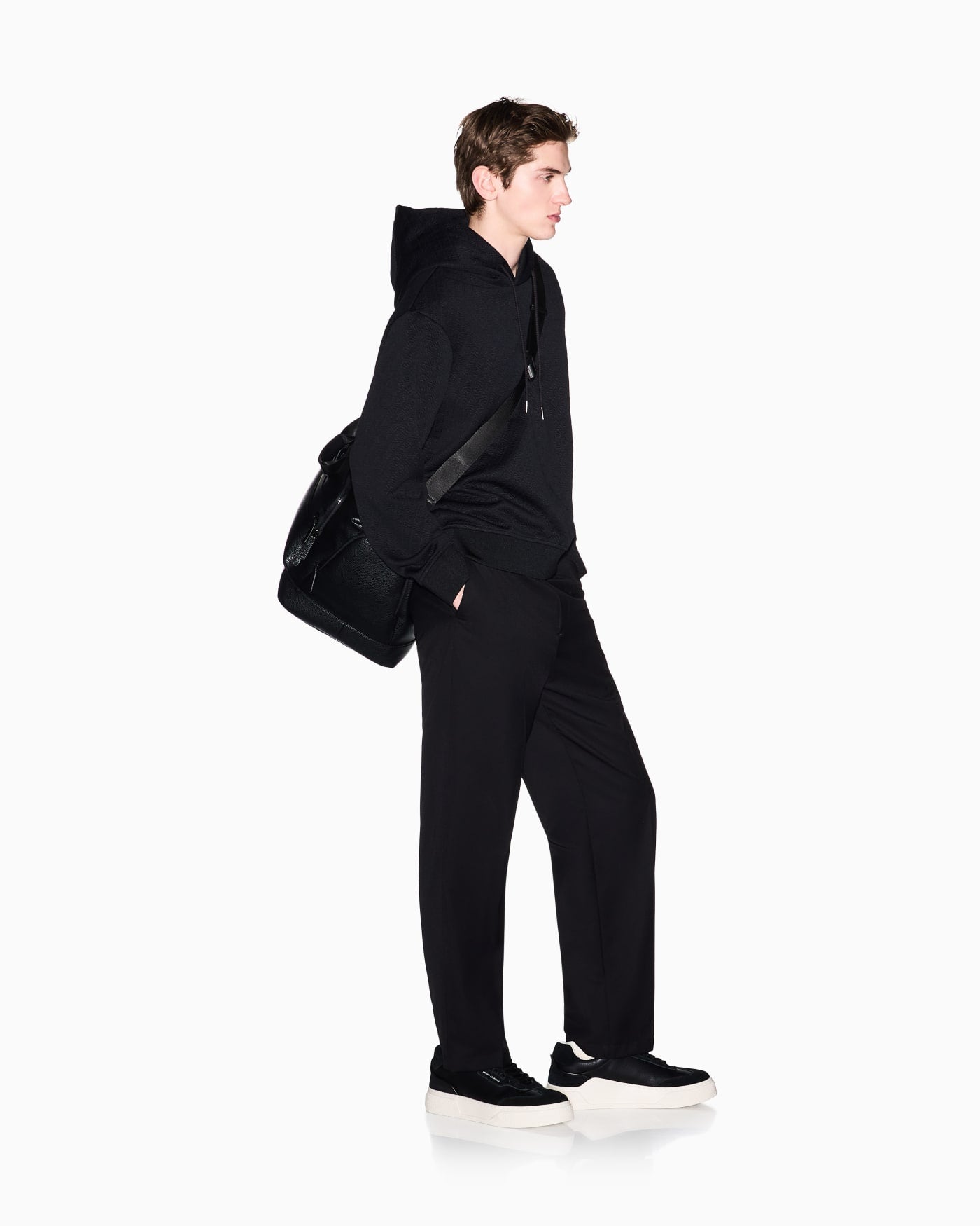 Stretch Jacquard Hoodie