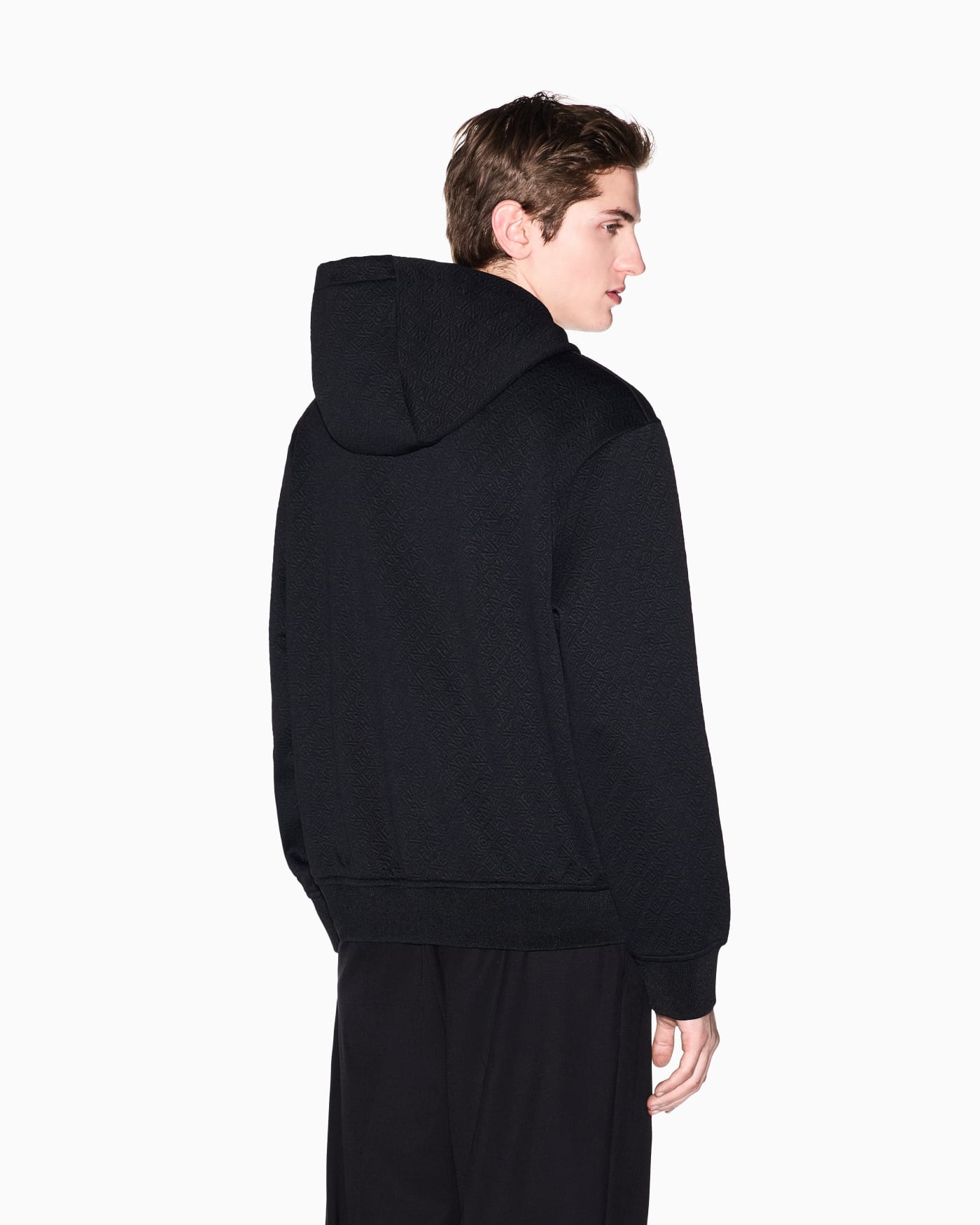 Stretch Jacquard Hoodie