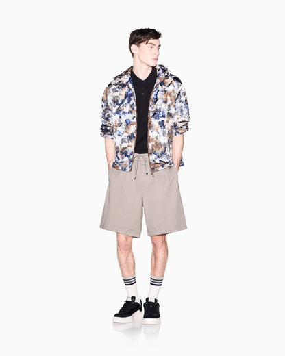 Jacquard polo shirt in mercerized cotton