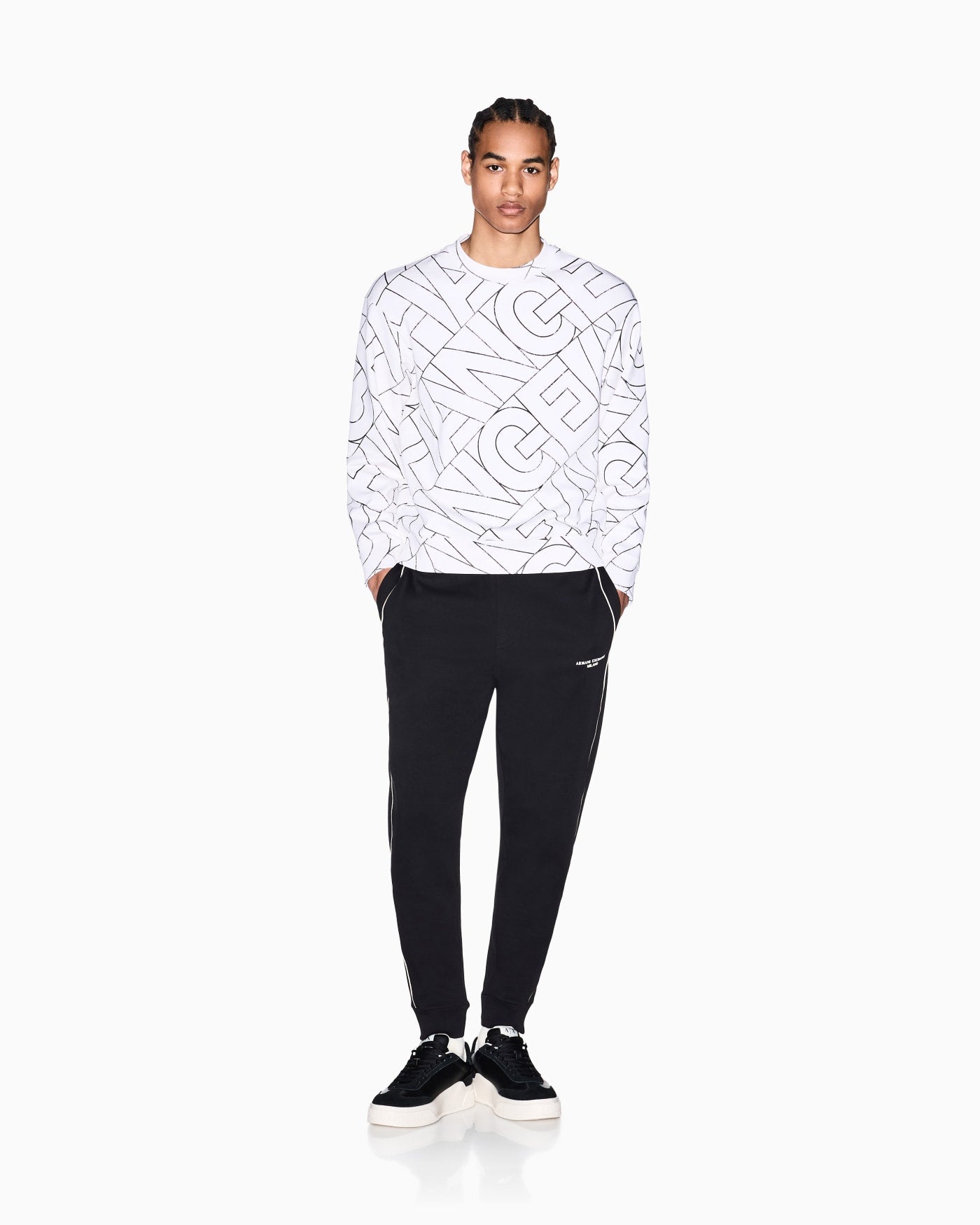Cotton French terry sweatshirt