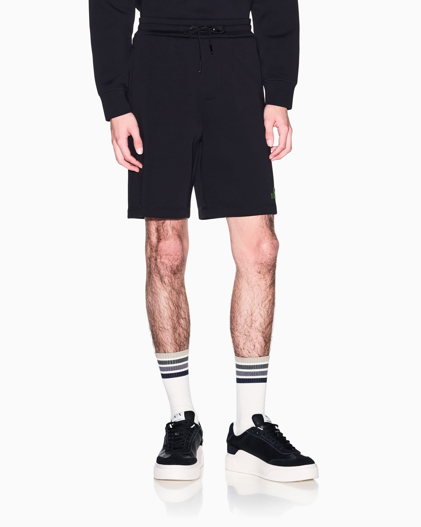 Bermuda shorts in technical fabric