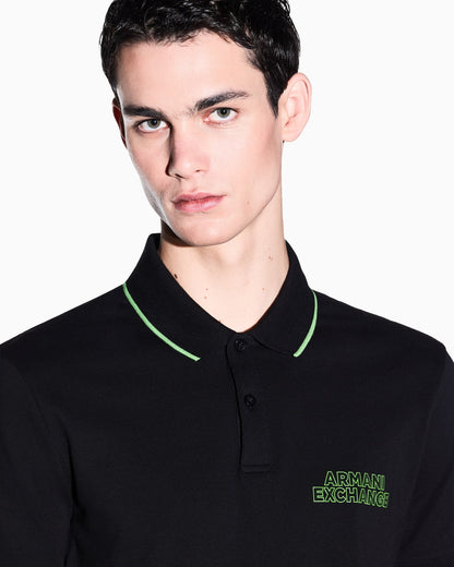 Polo shirt in technical fabric