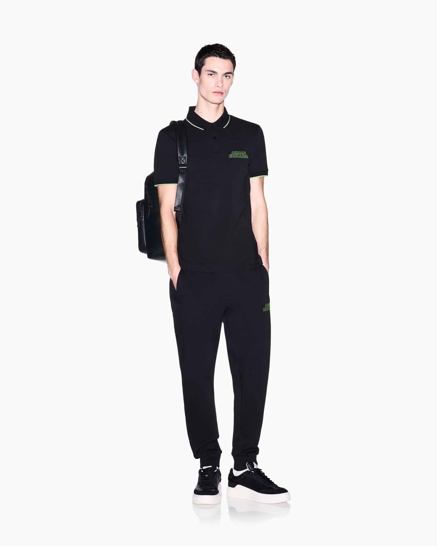 Polo shirt in technical fabric