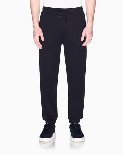 Diagonal sweatpants in comfort fit cotton