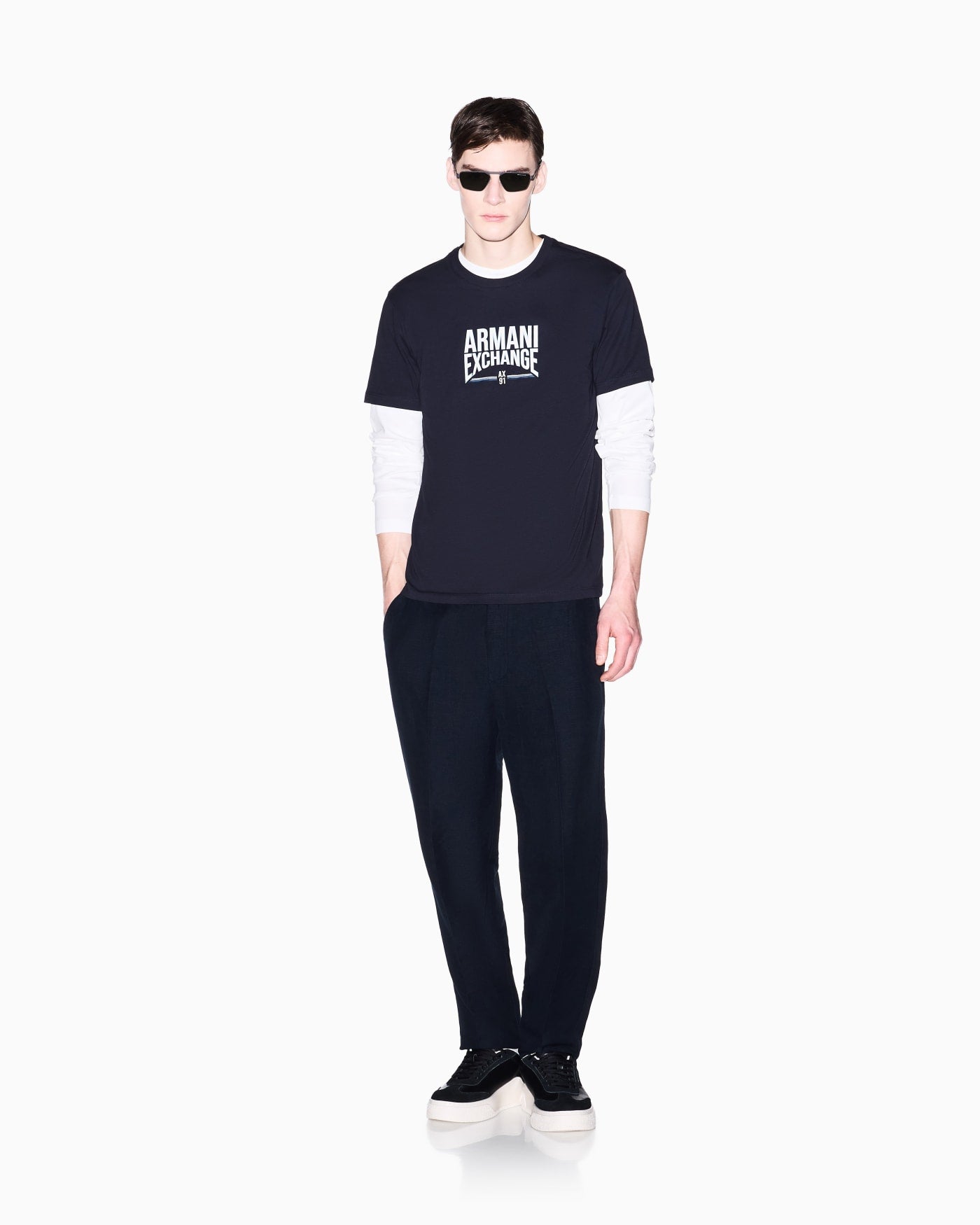 Basic Slim Fit T-shirt in Cotton Jersey