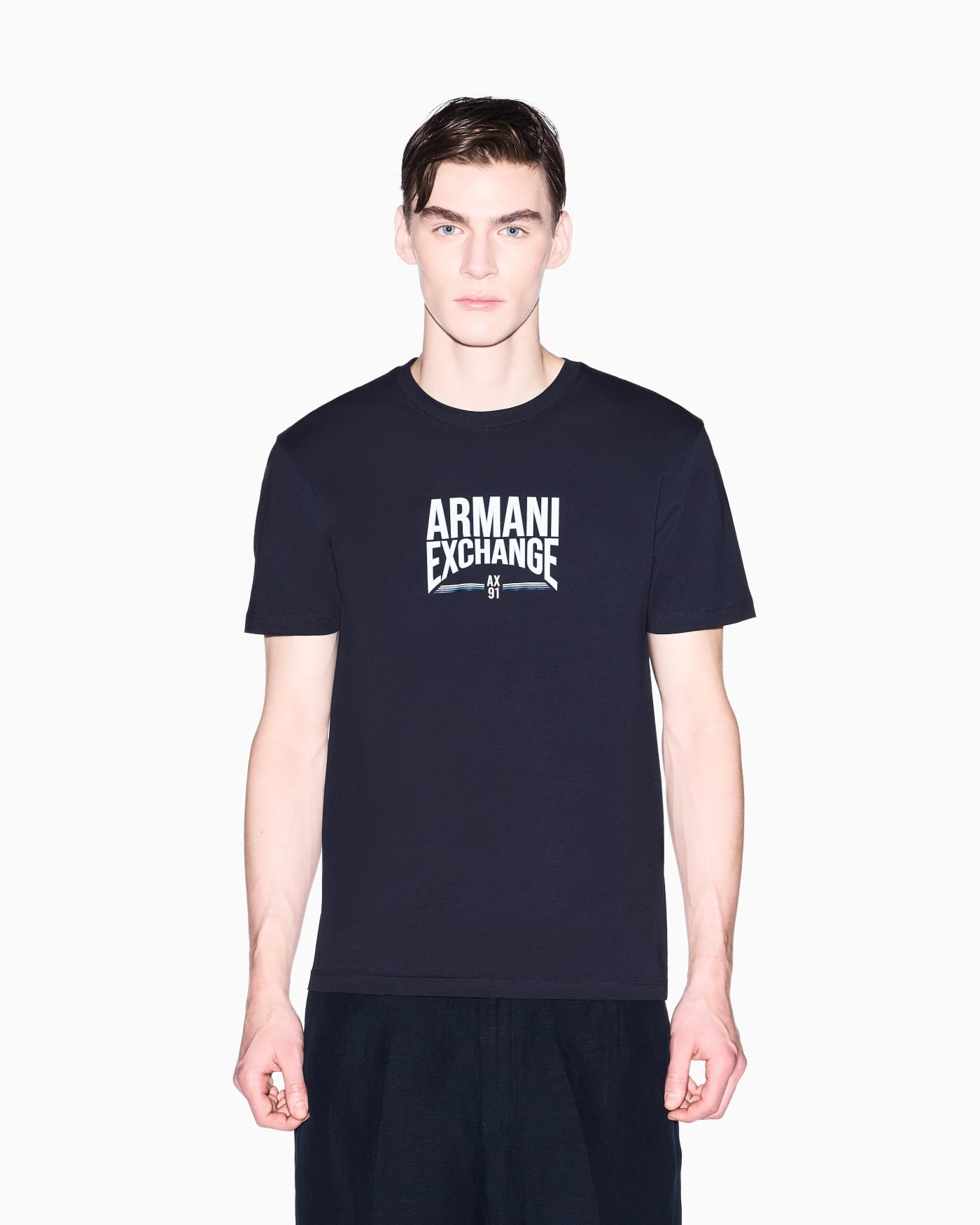 Basic Slim Fit T-shirt in Cotton Jersey