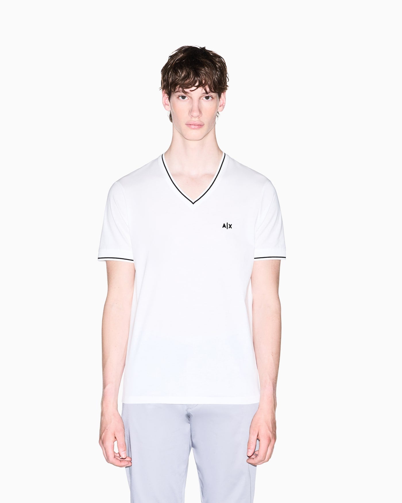 Slim Fit T-shirt in Cotton Jersey