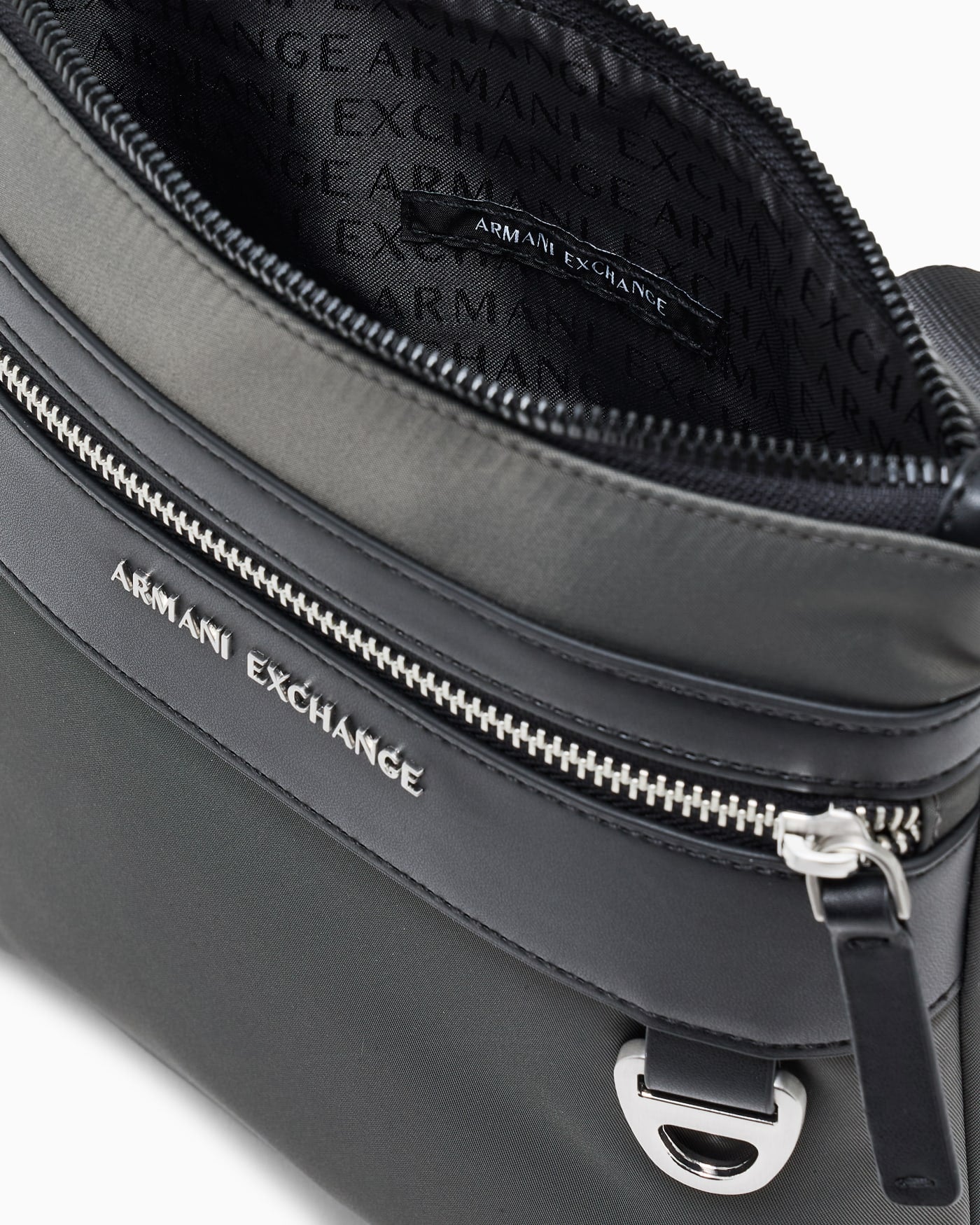 Crossbody bag in technical fabric