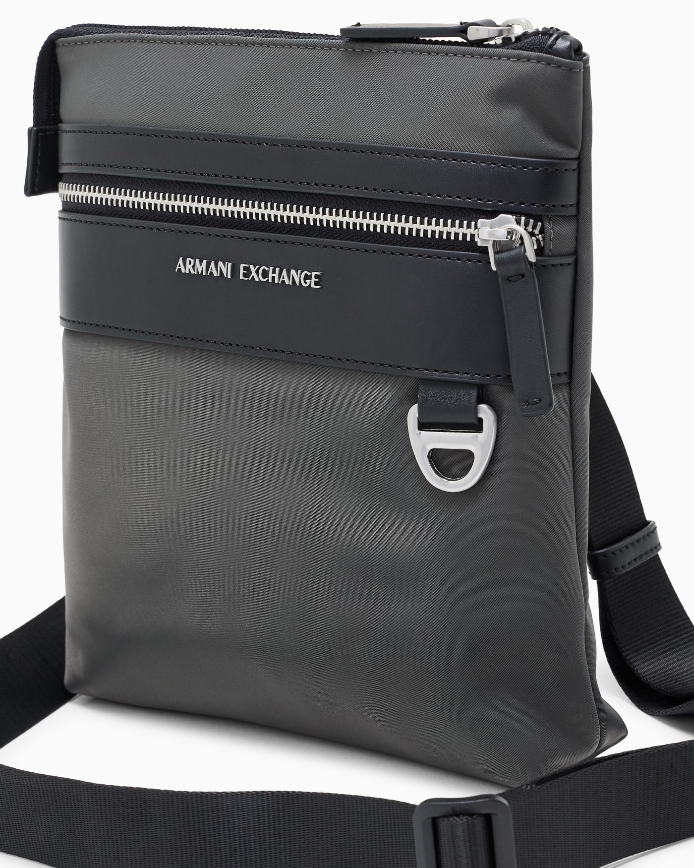 Crossbody bag in technical fabric