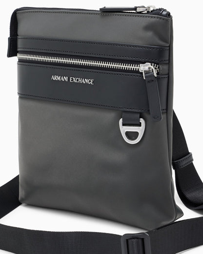 Crossbody bag in technical fabric