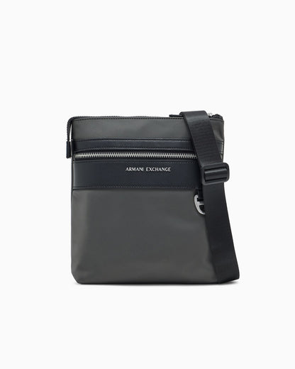 Crossbody bag in technical fabric