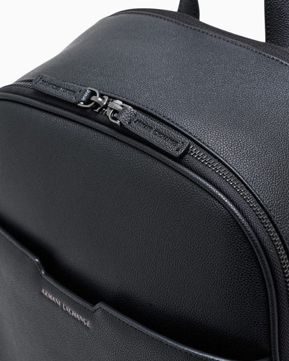 Minimalist backpack with adjustable straps and zip closure