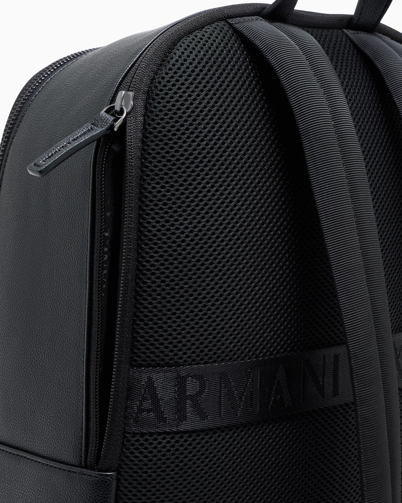 Minimalist backpack with adjustable straps and zip closure