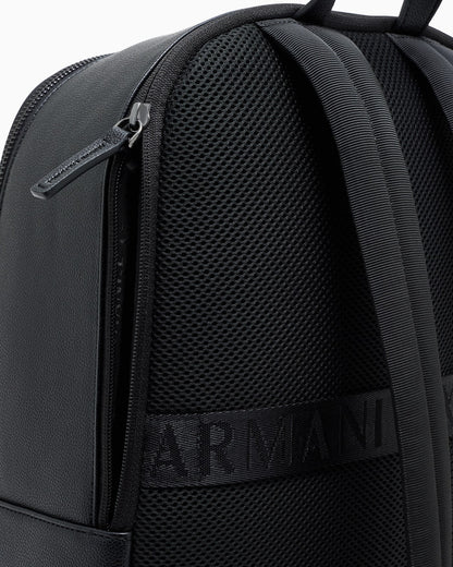 Minimalist backpack with adjustable straps and zip closure