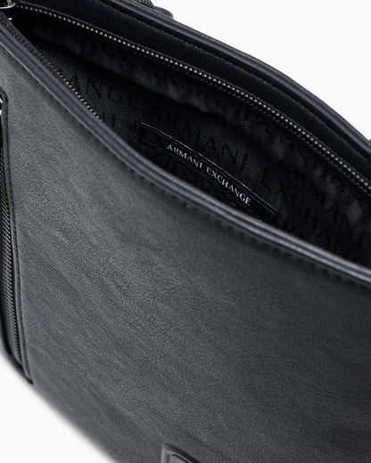 Crossbody bag in technical fabric