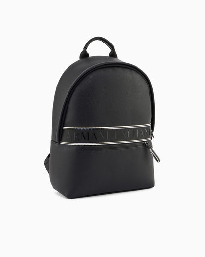 Backpack in coated fabric