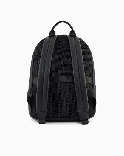 Backpack in coated fabric