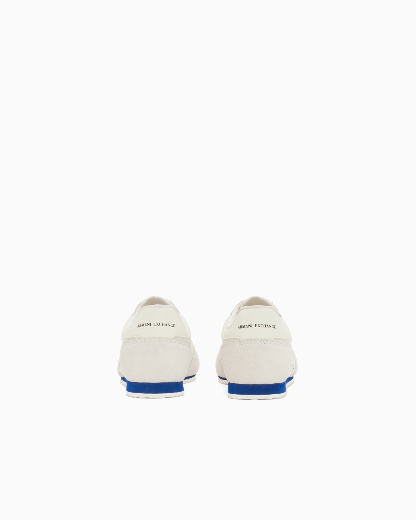 Lace-up sneakers in suede and mesh with a rubber sole