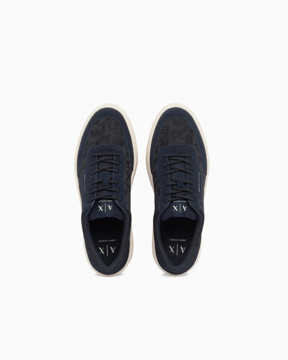 Technical fabric sneakers