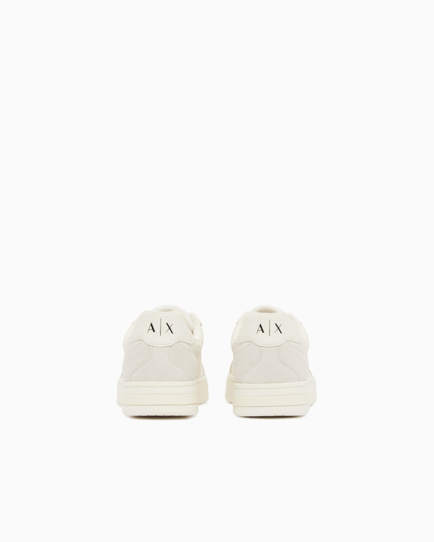 Urban leather sneakers with suede inserts