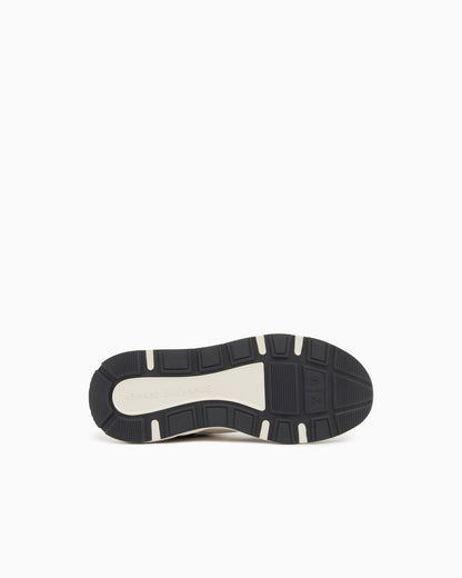 Urban Minimal Sneakers in Synthetic Leather and Mesh