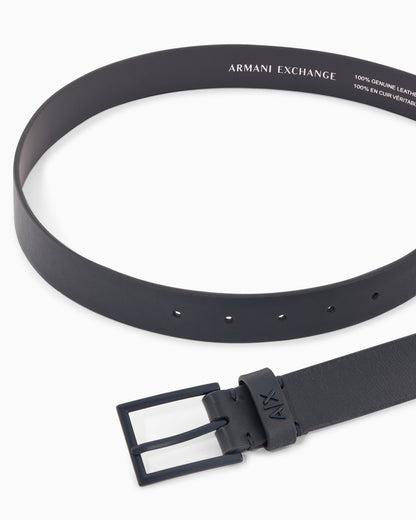 Belt with Rectangular Buckle