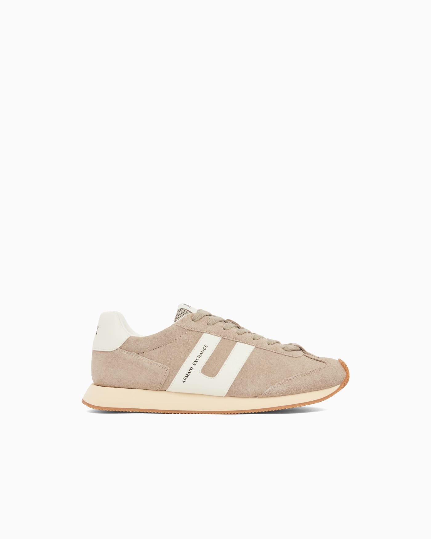 Sneakers with side logo band