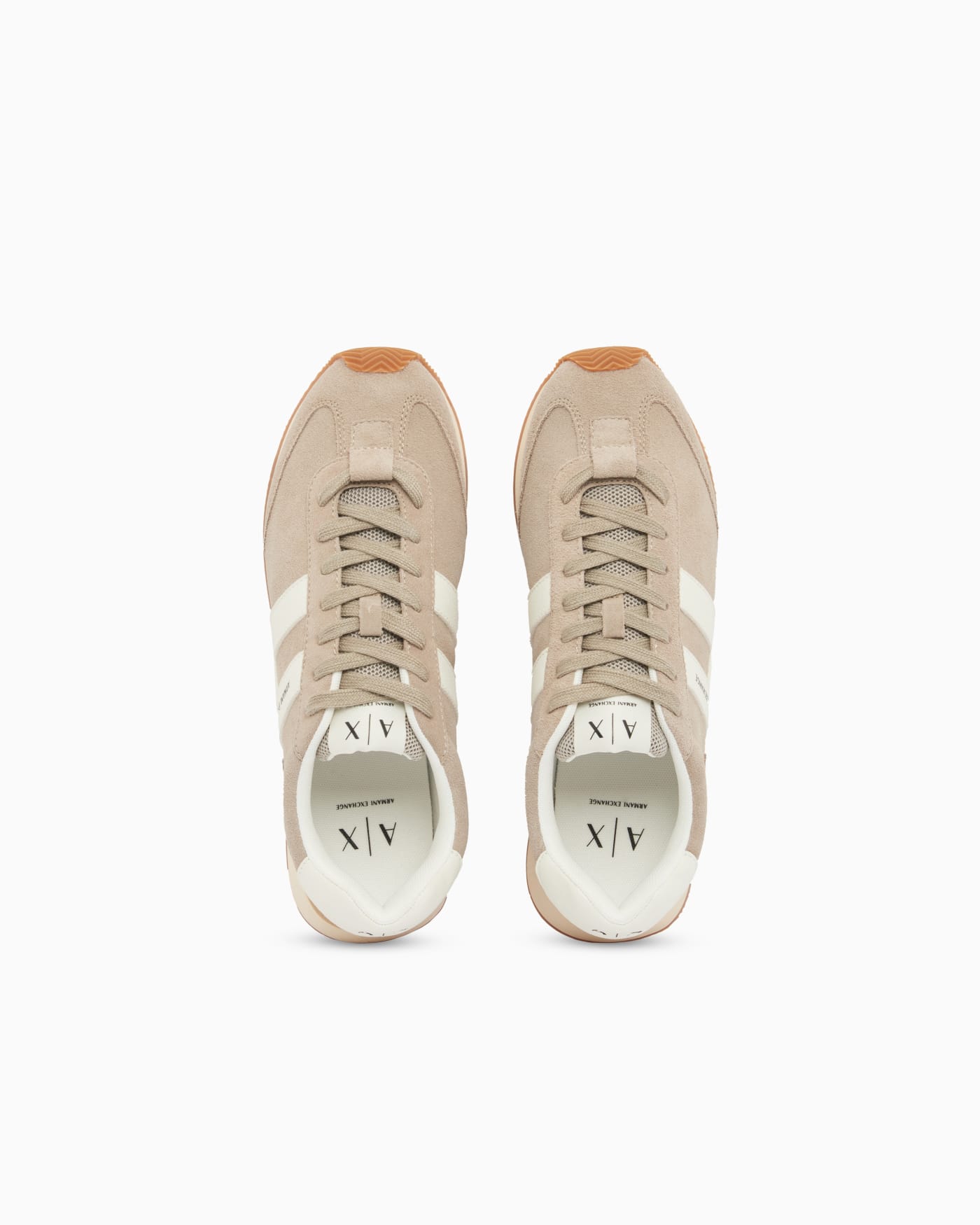 Sneakers with side logo band