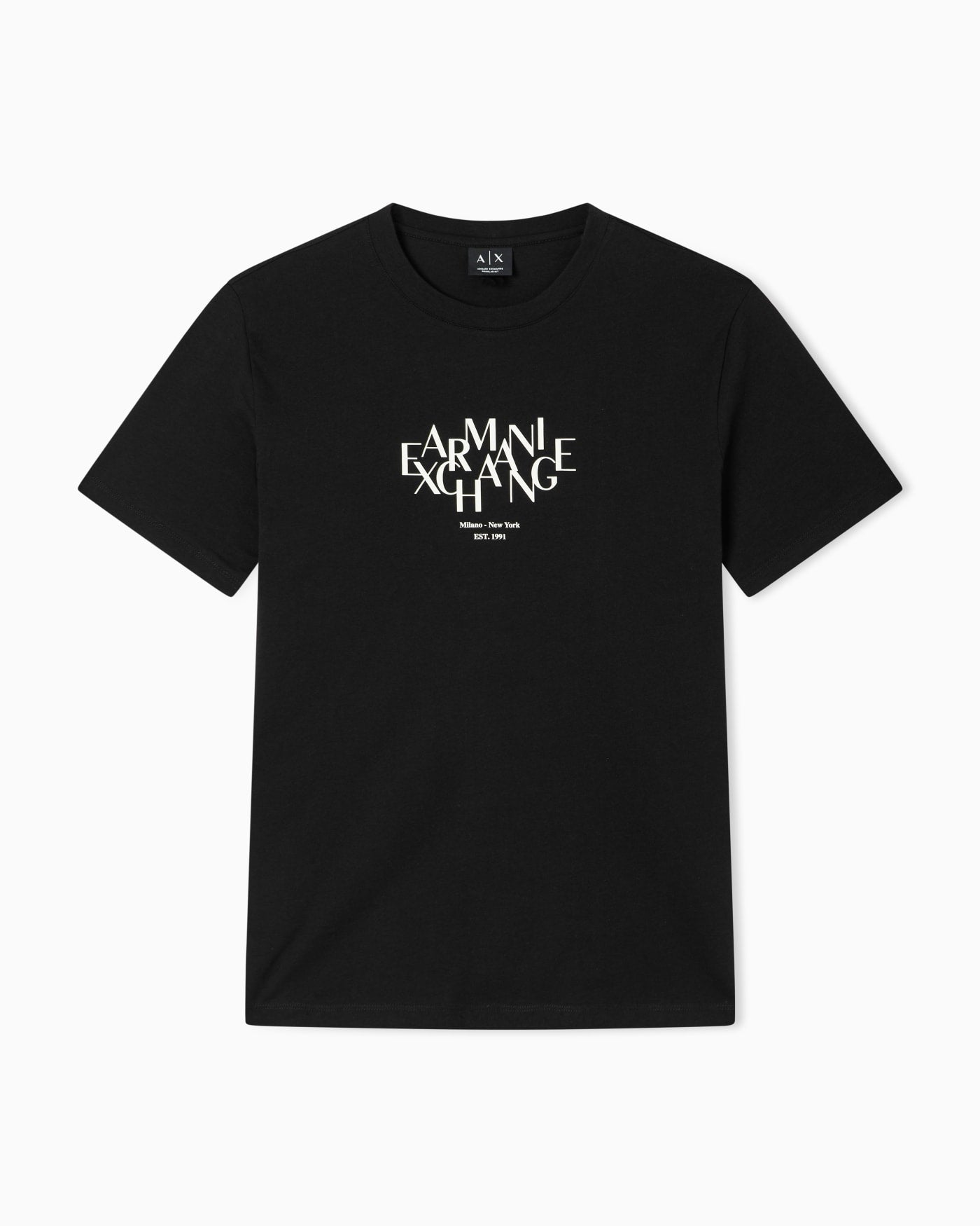 Regular-fit T-shirt in solid-color cotton jersey