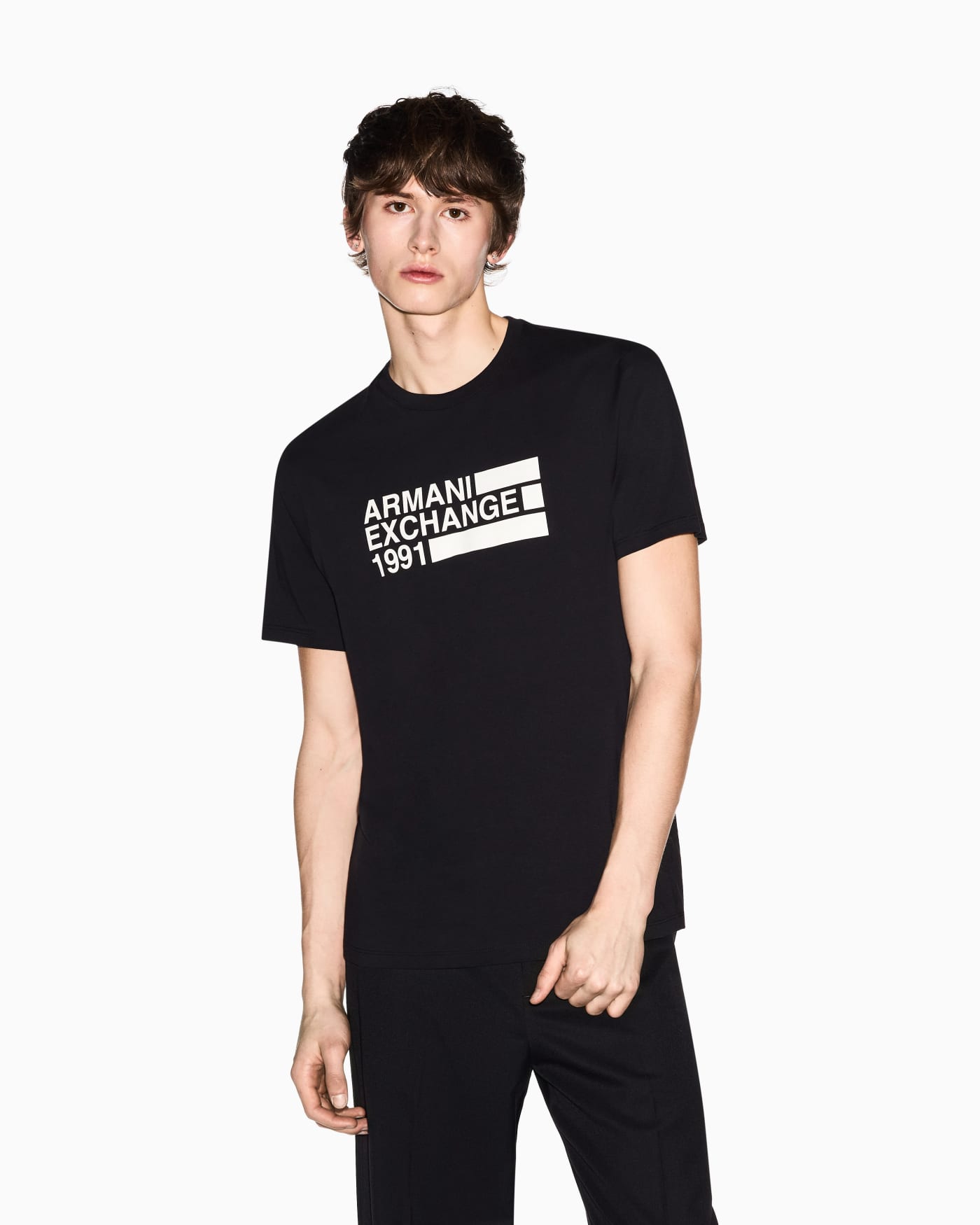 Slim Fit T-shirt in Basic Cotton Jersey