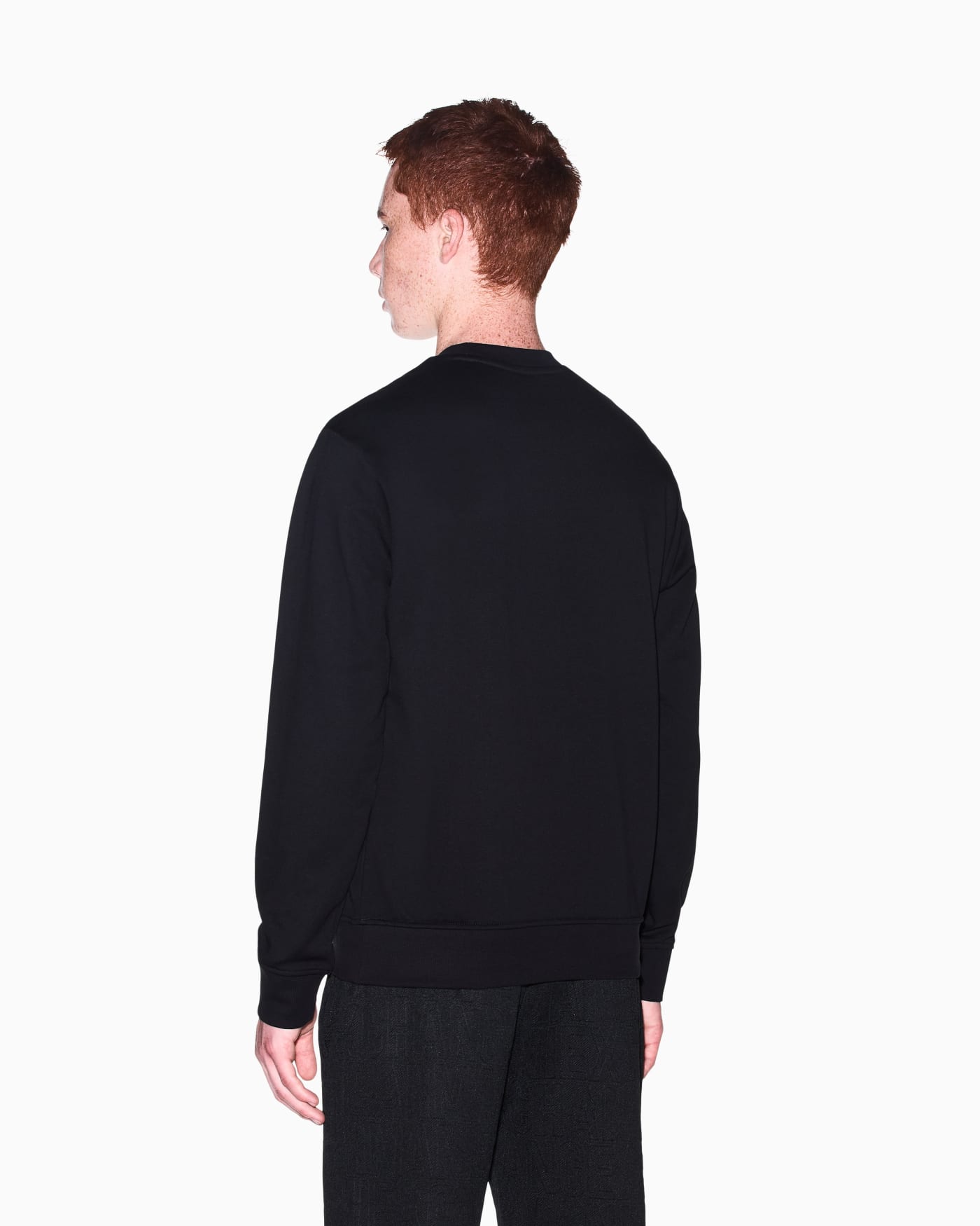 Regular-fit French terry sweatshirt man