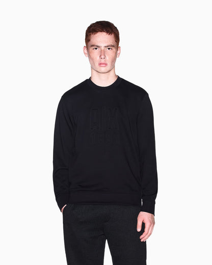 Regular-fit French terry sweatshirt man
