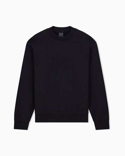 Regular-fit French terry sweatshirt man