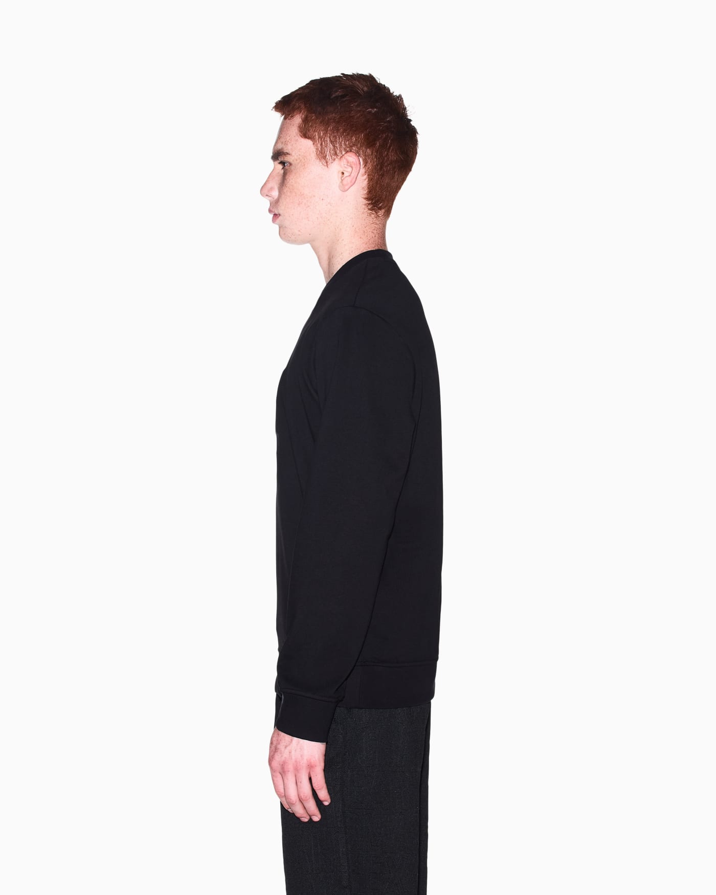 Regular-fit French terry sweatshirt man