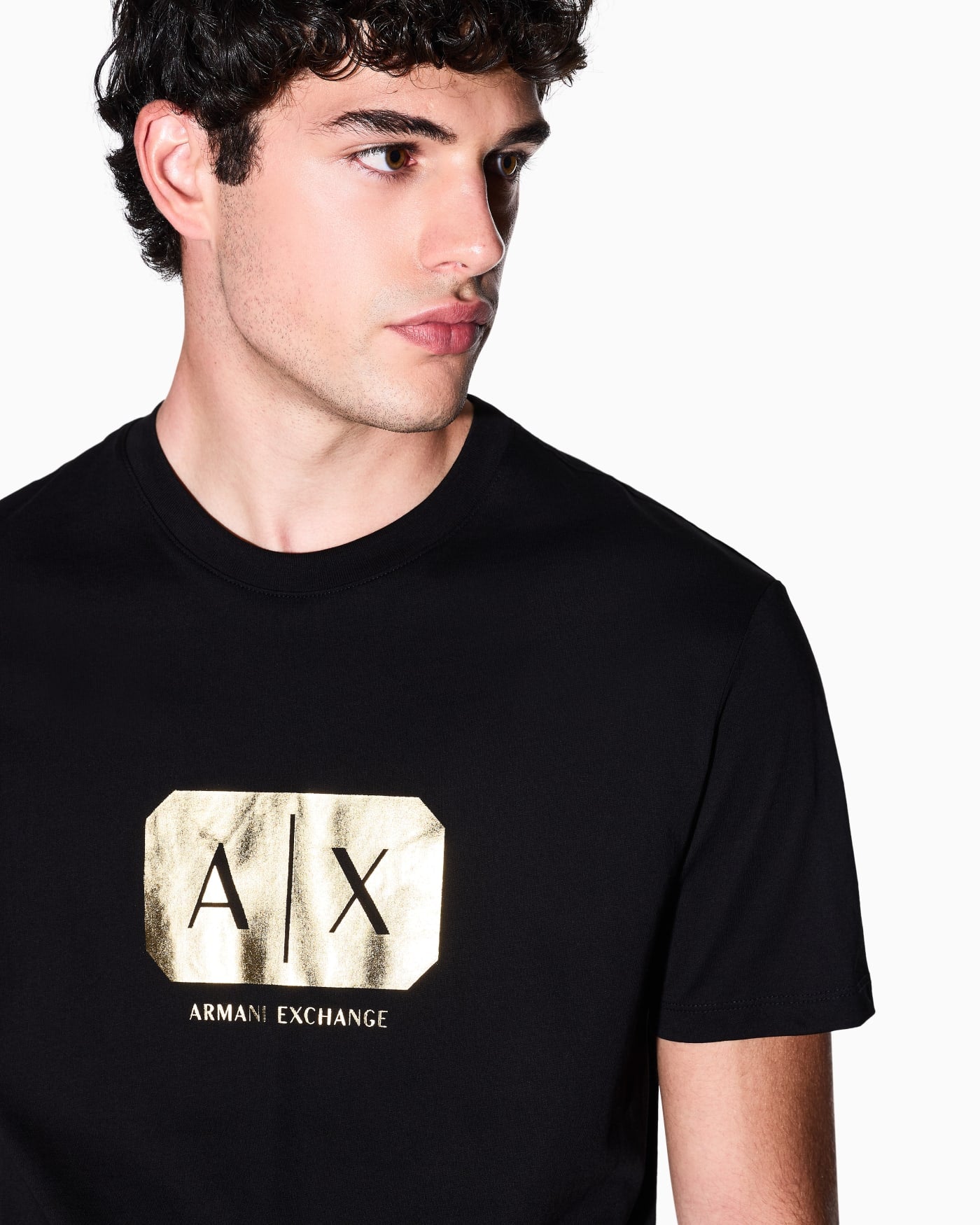 Regular Fit Jersey T-Shirt with metal logo