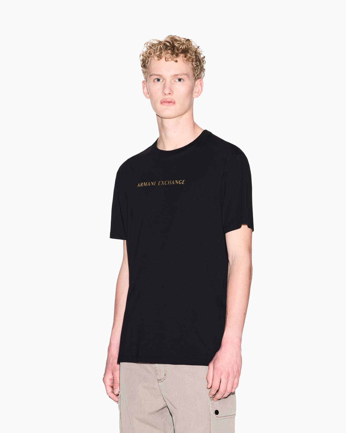 Regular Fit Jersey T-Shirt with metal logo