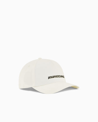 Visor hat with logo lettering