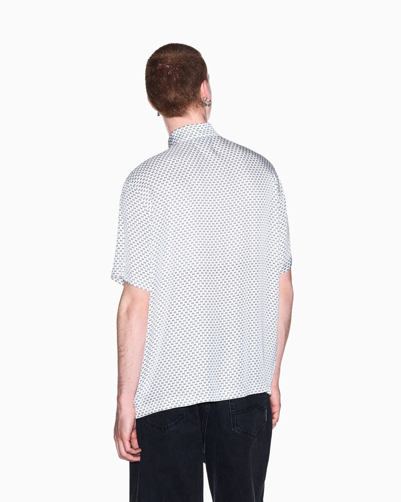 oversized fit shirt in eco-viscose twill