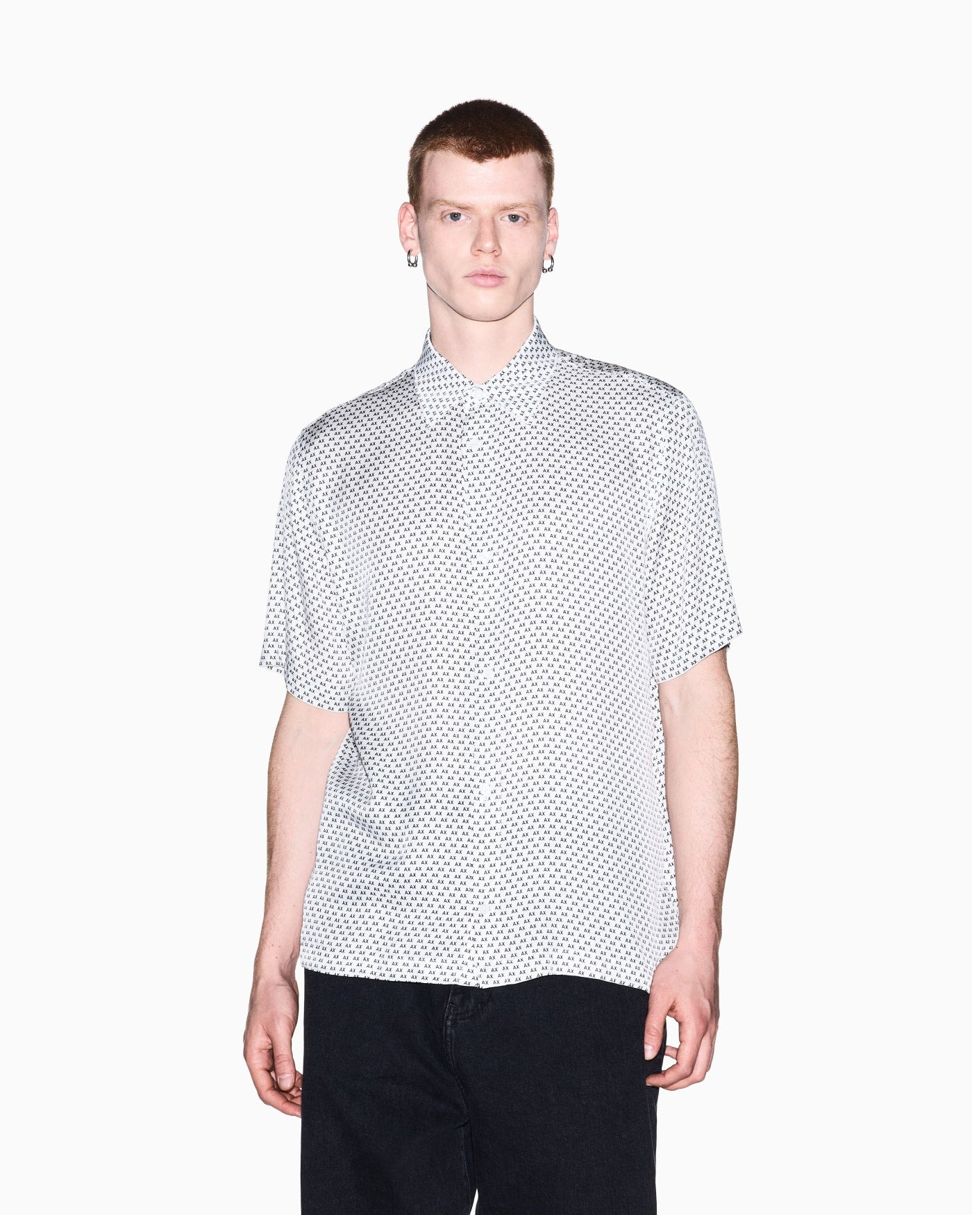 oversized fit shirt in eco-viscose twill