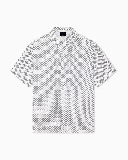 oversized fit shirt in eco-viscose twill
