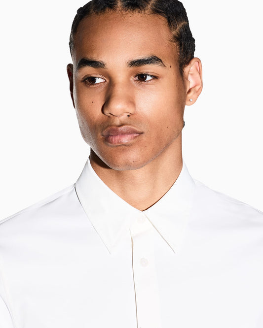 Slim Fit Solid Color Cotton Shirt